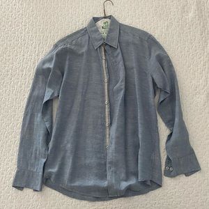 Johnston & Murphy Linen button down shirt